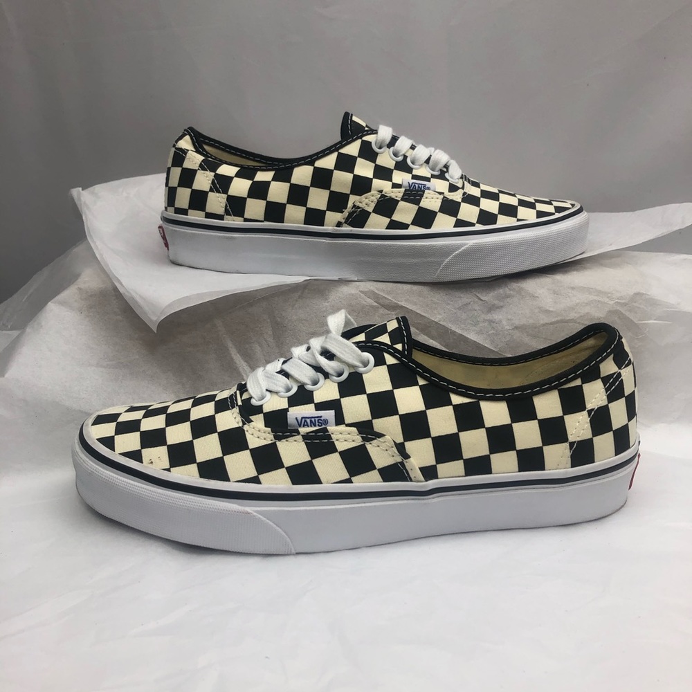 Vans Authentic Checkerboard Black/True White